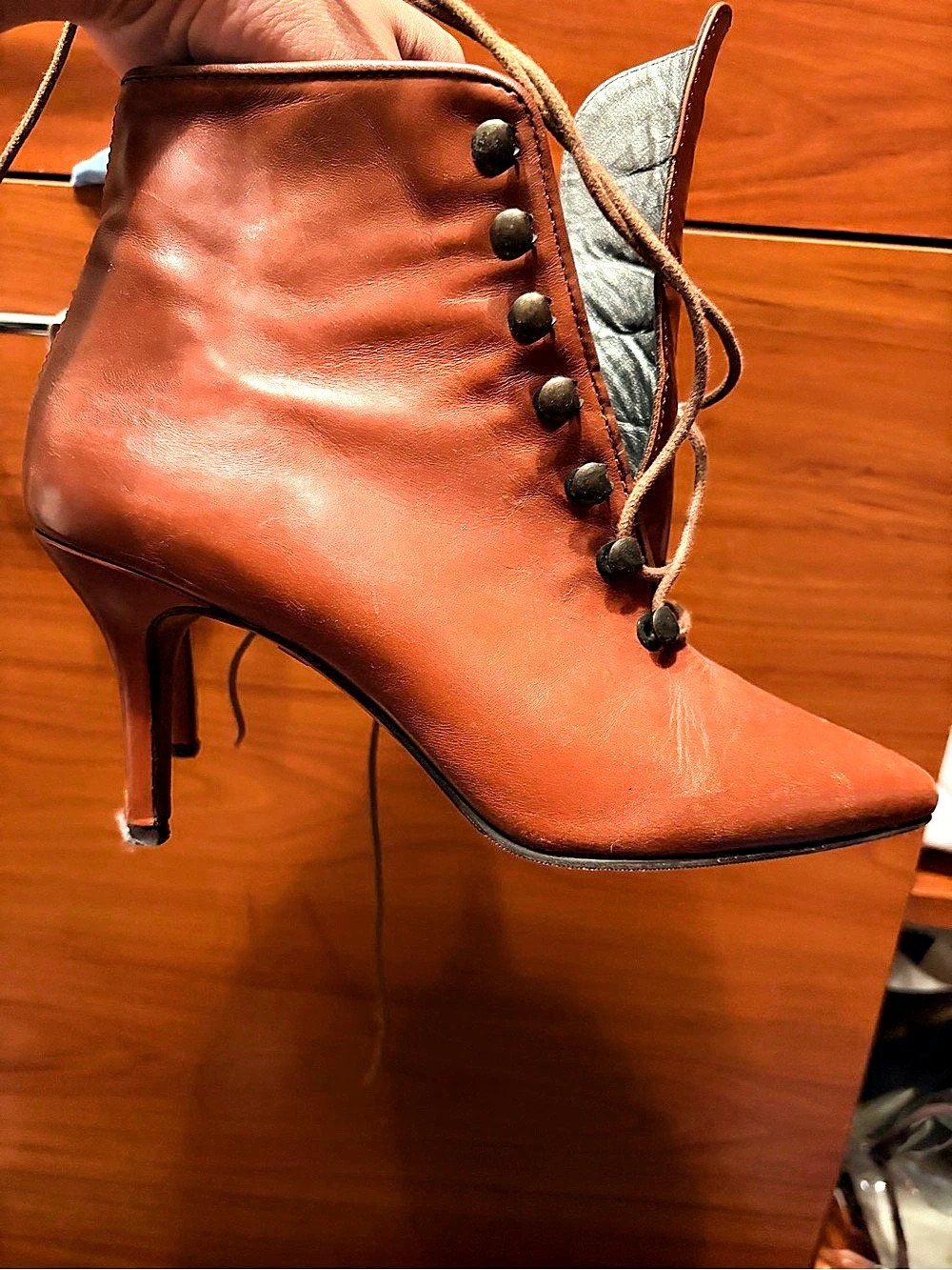 Navyboot Brown Lace-Up Ankle Boots EU 38